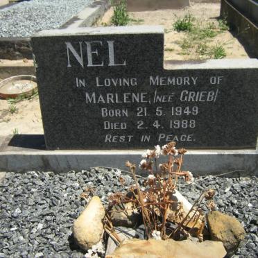 NEL Marlene nee GRIEB 1949-1988