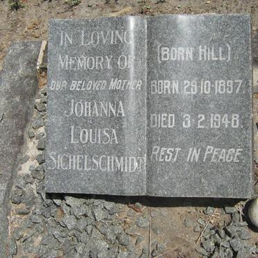 SICHELSCHMIDT Johanna Louisa nee HILL 1897-1948