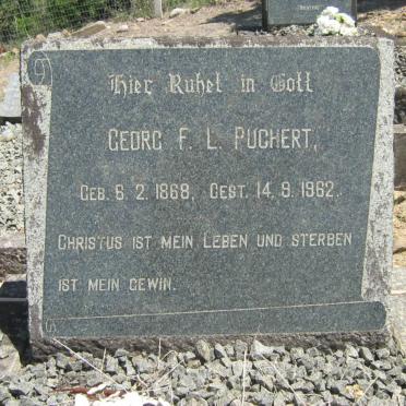 PUCHERT Georg F.L. 1868-1962