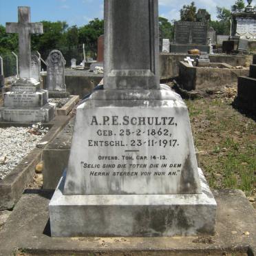 SCHULTZ A.P.E. 1862-1917