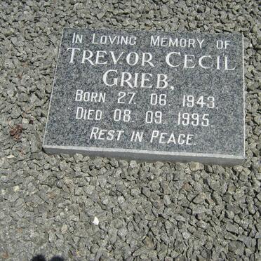 GRIEB Trevor Cecil 1943-1995