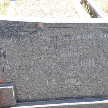 TOIT Jeanette Elizabeth, du 1922-1999