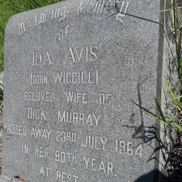 MURRAY Ida Avis nee WIGGILL -1964