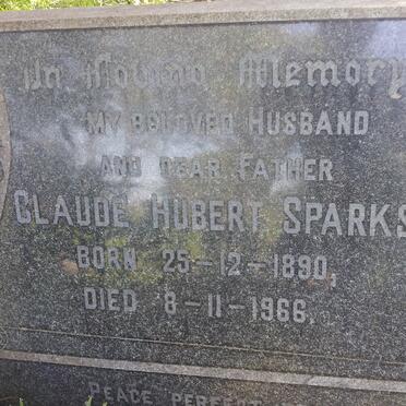SPARKS Claude Hubert 1890-1966