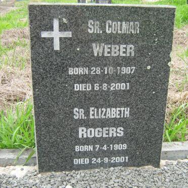 WEBER Colmar 1907-2001 :: ROGERS Elizabeth 1909-2001