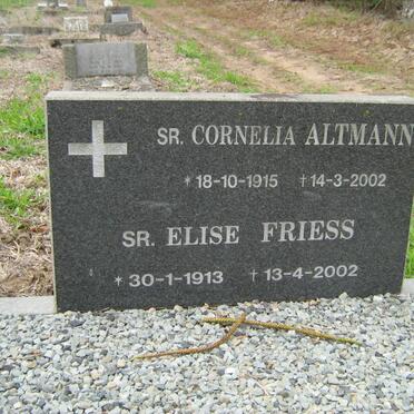 ALTMANN Cornelia 1915-2002 :: FRIESS Elise 1913-2002