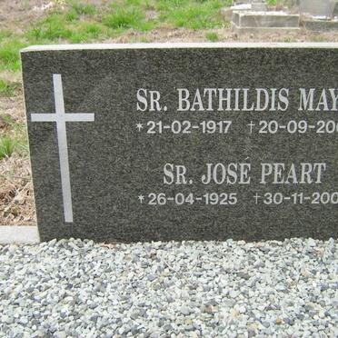 MAYR Bathildis 1917-2004 :: PEART Jose 1925-2004