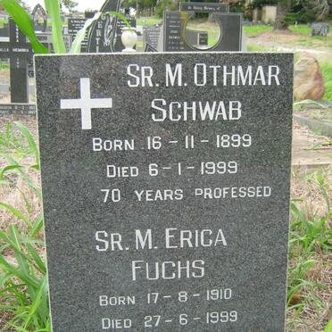 SCHWAB Othmar 1899-1999 :: FUCHS Erica 1910-1999