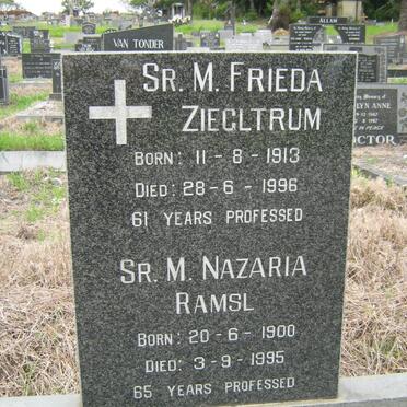 ZIECLTRUM Frieda 1913-1996 :: RAMSL Nazaria 1900-1995