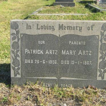 ARTZ Patrick -1956 &amp; Mary -1967
