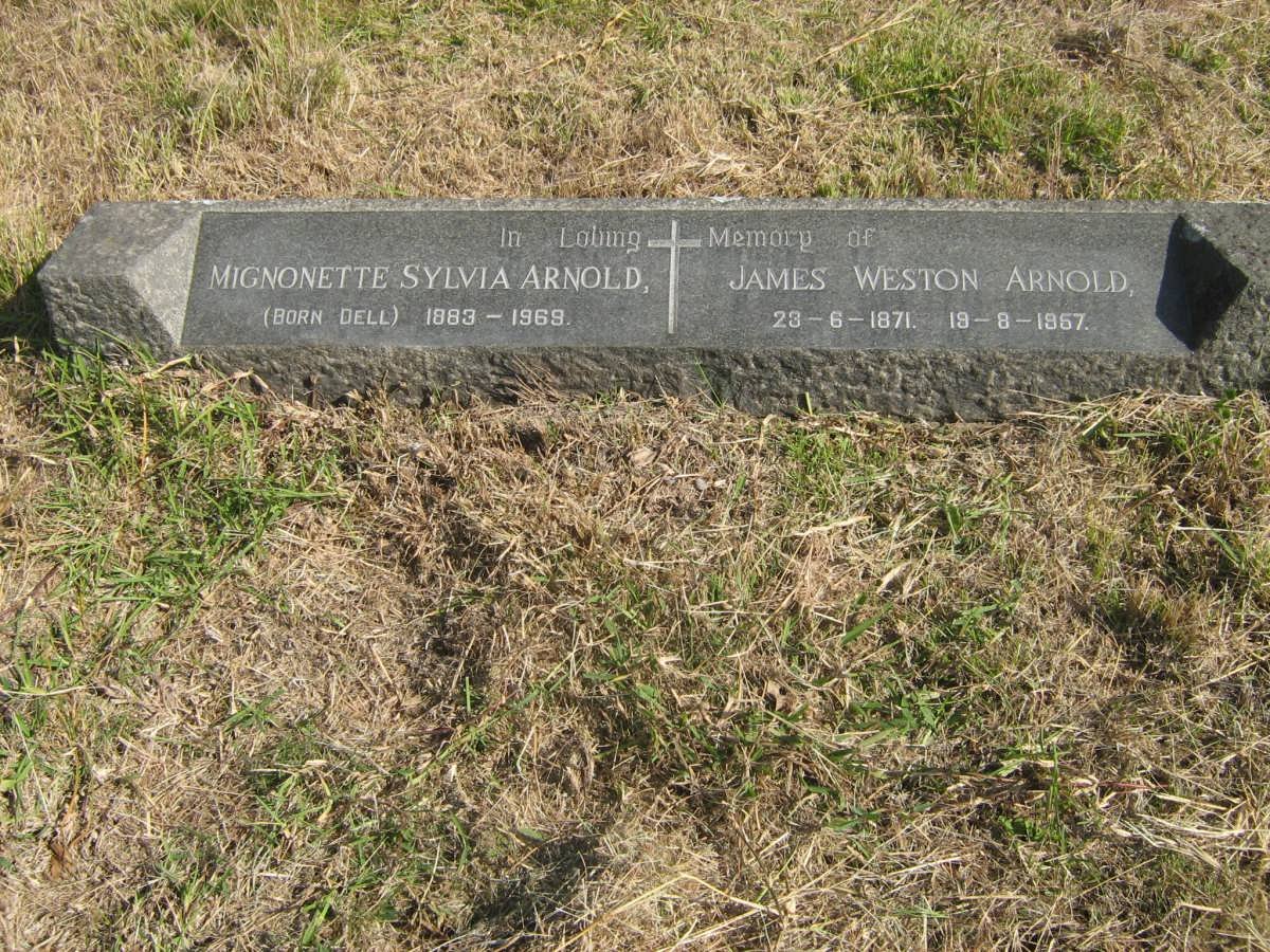ARNOLD James Weston 1871-1957 &amp; Mignonette Sylvia DELL 1883-1969