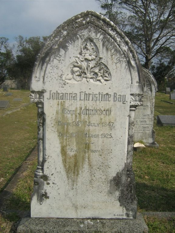 BAY Johanna Christine born JANNIKSON 1847-1925