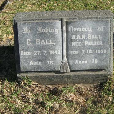 BALL G. -1948 &amp; A.A.M. PELZER -1958