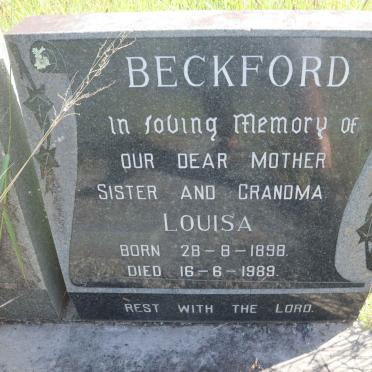 BECKFORD Louisa 1898-1989