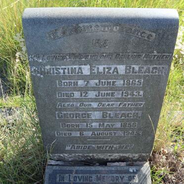 BLEACH George 1858-1945 &amp; Christina Eliza 1865-1943 :: BROWN Jesse Maud