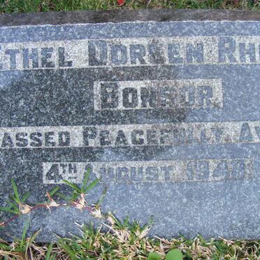 BONSOR Ethel Doreen Rhoda -1948