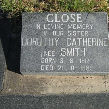 CLOSE Dorothy Catherine nee SMITH 1912-1989
