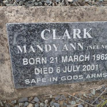 CLARK Mandy Ann nee NEL 1962-2001