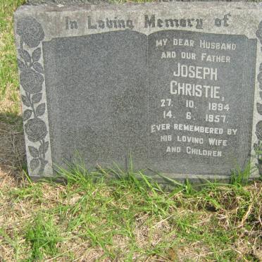 CHRISTIE Joseph 1894-1957