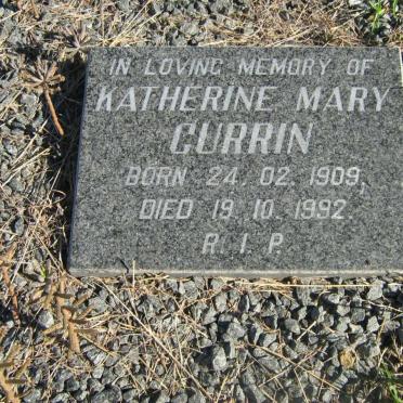CURRIN Katherine Mary 1909-1992