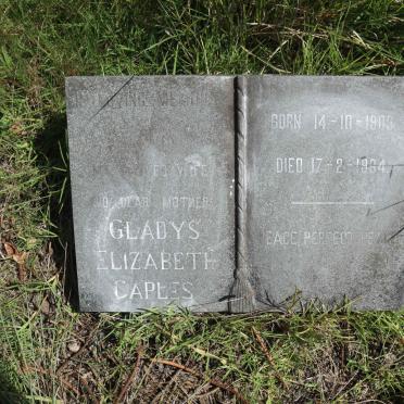 CAPLES Gladys Elizabeth 1903-1964