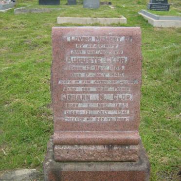 CLUR Johann M. 1863-1941 &amp; Auguste 1869-1940