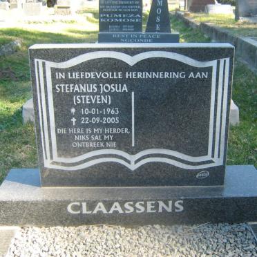 CLAASSENS Stefanus Josua 1963-2005