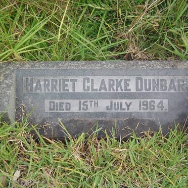 DUNBAR Harriet Clarke -1964