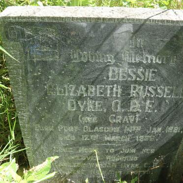 DYKE Elizabeth Russell nee GRAY 1881-1966