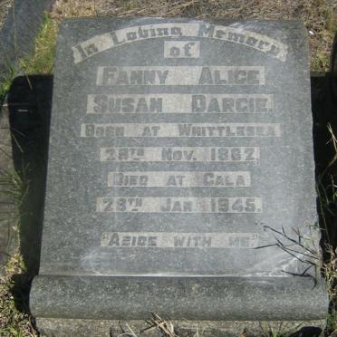 DARGIE Fanny Alice Susan 1862-1945