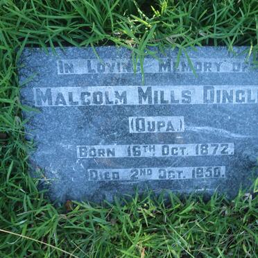 DINGLE Malcolm Mills 1872-1950