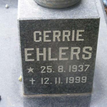 EHLERS Gerrie 1937-1999