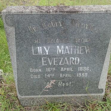 EVEZARD Lily Mathew 1896-1959