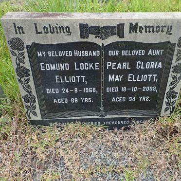 ELLIOTT Edmund Locke -1968 &amp; Pearl Gloria May -2008