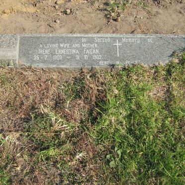 FAGAN Irene Ernestina 1909-1962