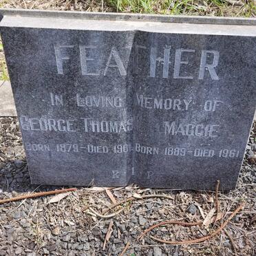 FEATHER George Thomas 1879-1961 & Maggie 1889-1961