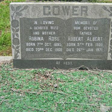 GOWER Robert Albert 1900-1971 &amp; Robina Ross 1895-1968