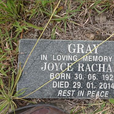 GRAY Joyce Rachael 1922-2014