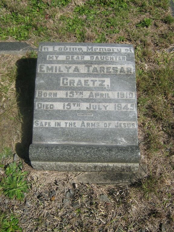 GRAETZ Emilya Taresar 1910-1945