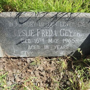GEYER Leslie Freda -1965