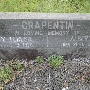 GRAPENTIN Albert -1958 &amp; Ivy Teresa -1976