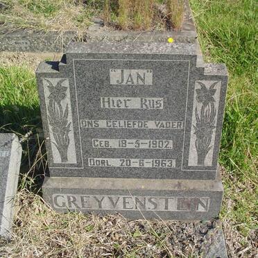 GREYVENSTEIN Jan 1902-1963 