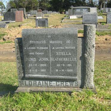 GREWS Denis John, Loraine 1908-1957 &amp; Stella Heatherbelle 1911-1969