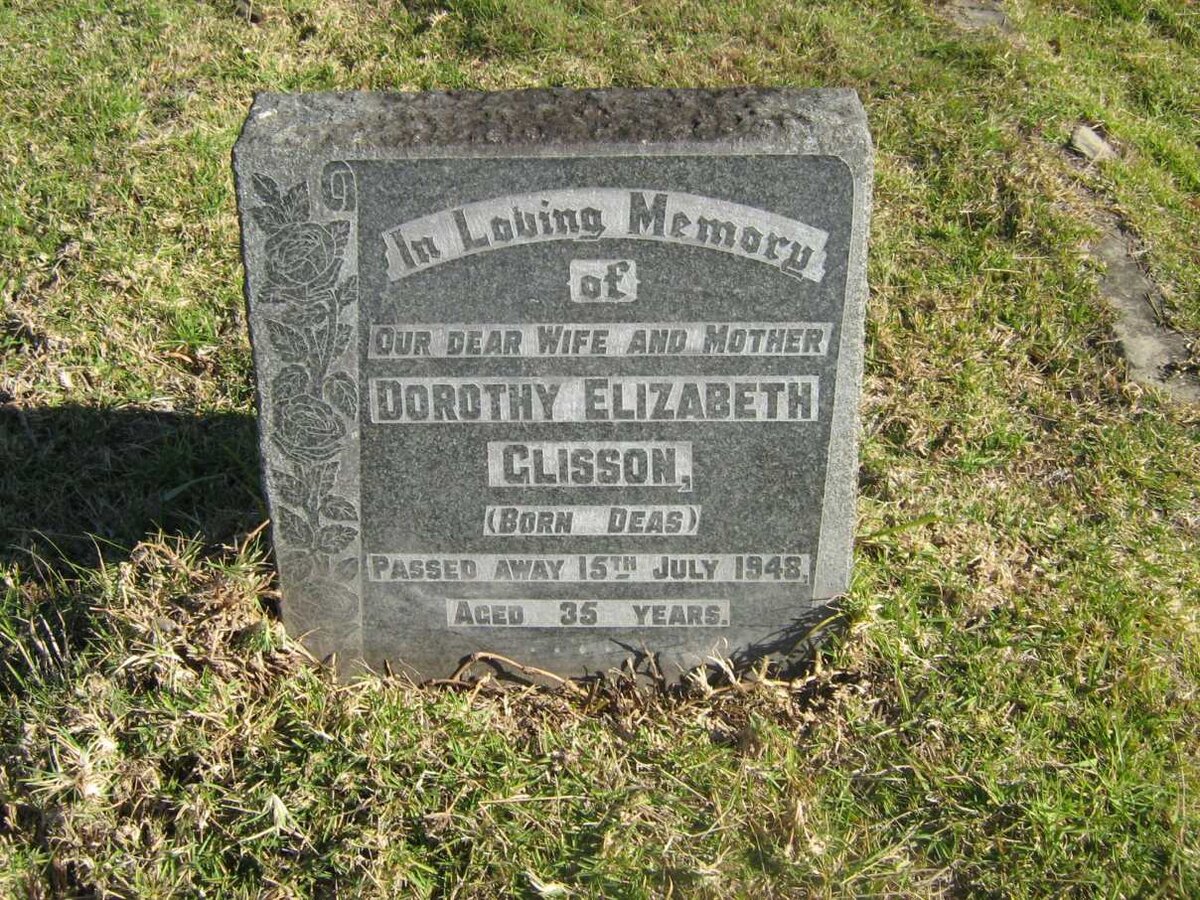 GLISSON Dorothy Elizabeth nee DEAS -1948