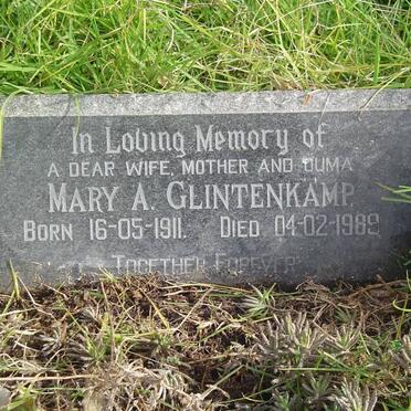 GLINTENKAMP Mary A. 1911-1989
