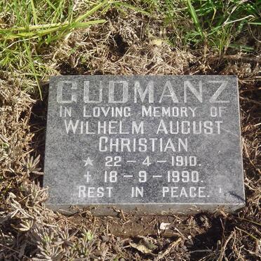 GUDMANZ Wilhelm August Christian 1910-1990