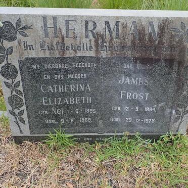 HERMAN James Frost 1894-1978 &amp; Catherina Elizabeth 1895-1969