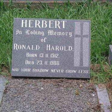HERBERT Ronald Harold 1912-1988