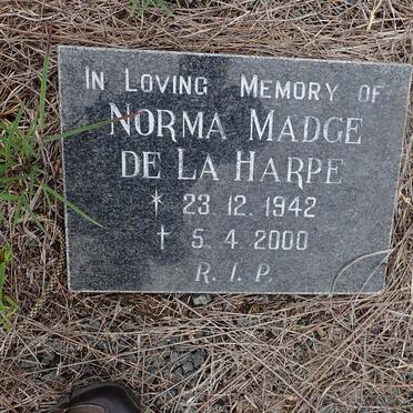HARPE Norma Madge, de la 1942-2000