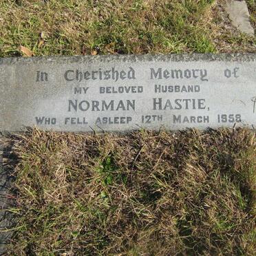 HASTIE Norman -1958